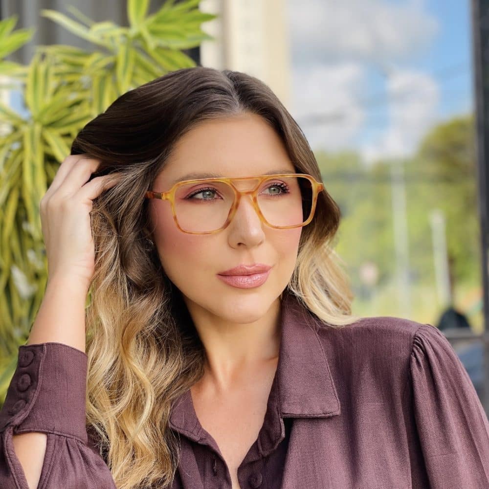oticagriss oculos de grau feminino aviador caramelo 466 3 oticagriss oculos de grau feminino aviador caramelo 466 3