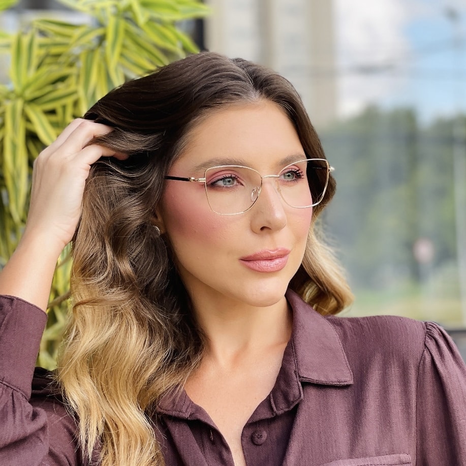 oticagriss oculos de grau feminino gatinho dourado 461 2 oticagriss oculos de grau feminino gatinho dourado 461 2