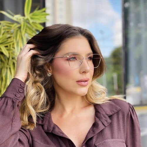 oticagriss oculos de grau feminino gatinho nude 461 1