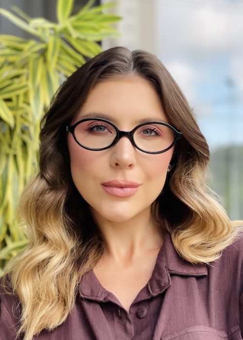 oticagriss oculos de grau feminino gatinho preto 464