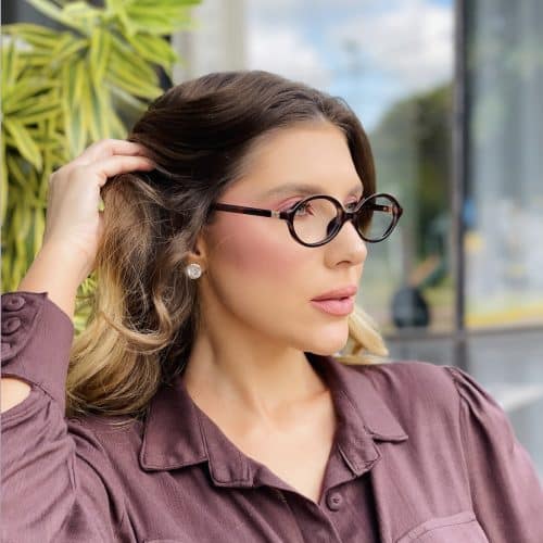 oticagriss oculos de grau feminino gatinho tartaruga 464 1