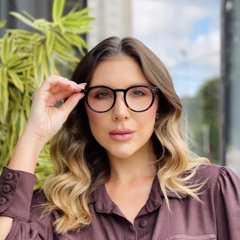 oticagriss oculos de grau feminino redondo tartaruga 460 oticagriss oculos de grau feminino redondo tartaruga 460