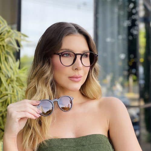 oticagriss oculos clip on 2 em 1 redondo marrom 477 1
