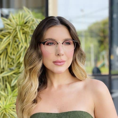 oticagriss oculos de grau feminino redondo marrom 474 1
