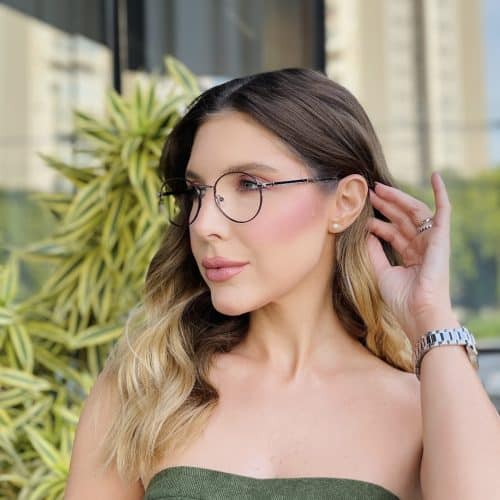 oticagriss oculos de grau feminino redondo marrom 479 1