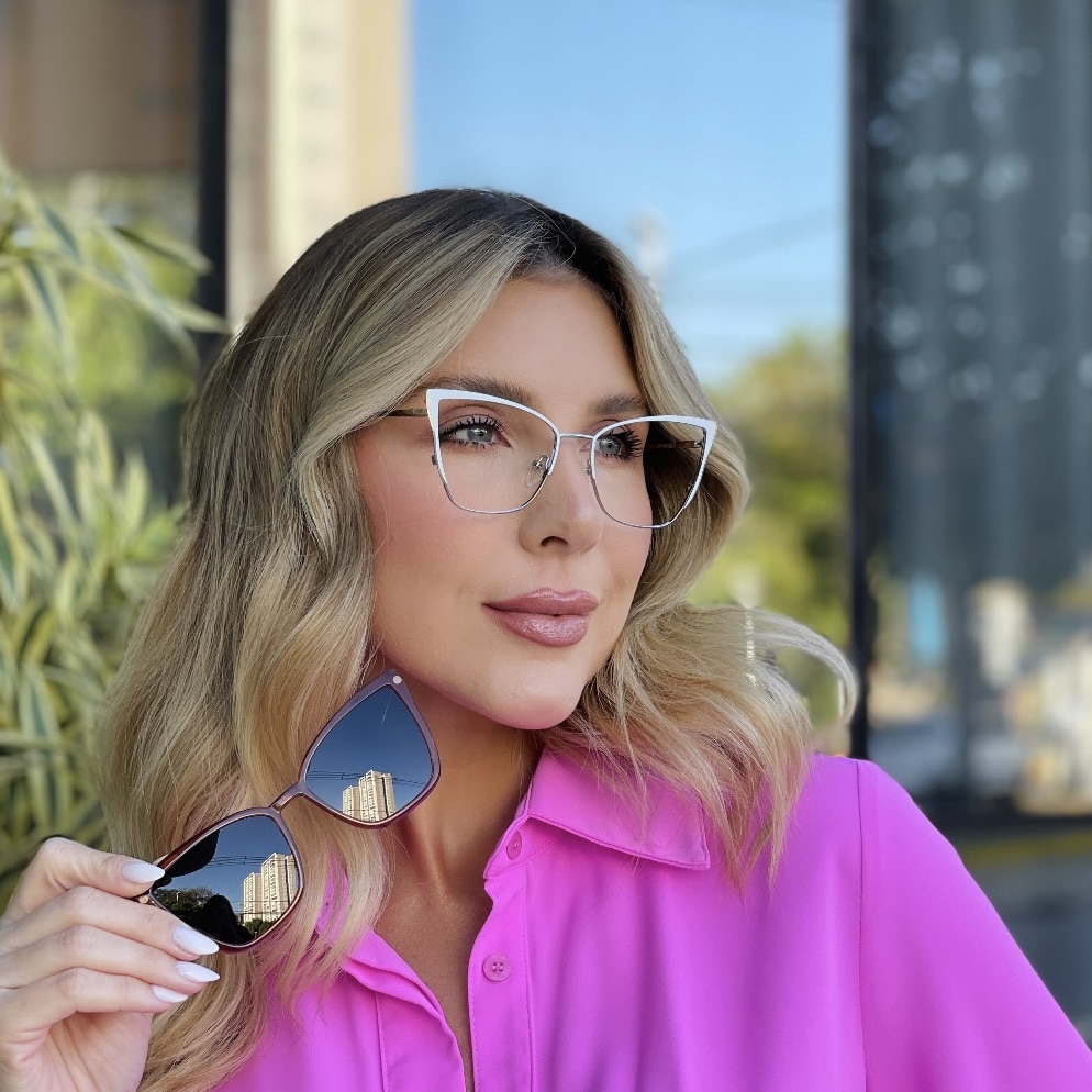 oticagriss oculos 2 em 1 clip on gatinho branco 483 2 oticagriss oculos 2 em 1 clip on gatinho branco 483 2