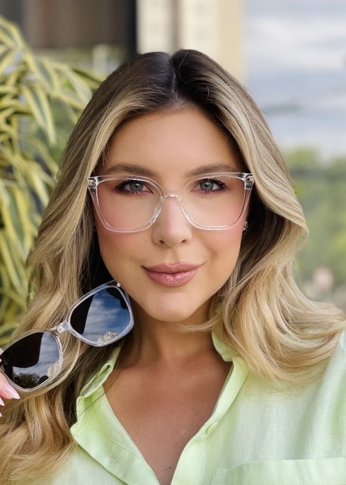 oticagriss oculos clip on 2 em 1 gatinho transparente 489