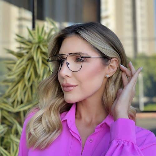 oticagriss oculos de grau feminino aviador preto 482 1
