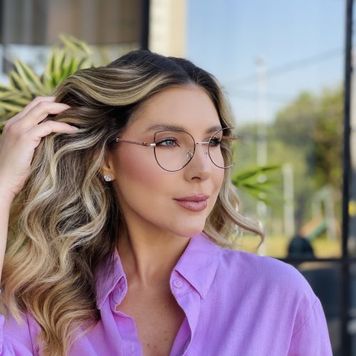 oticagriss oculos de grau feminino gatinho marrom 490 1