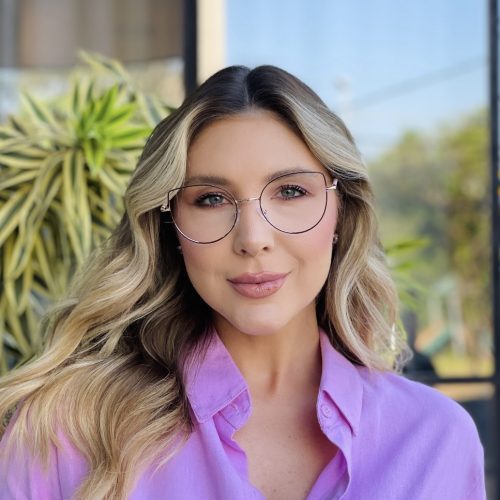 oticagriss oculos de grau feminino gatinho marrom 490