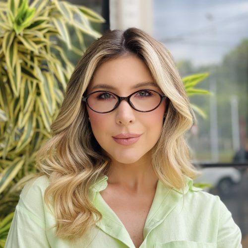oticagriss oculos de grau feminino oval marrom 487