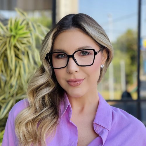 oticagriss oculos de grau feminino quadrado preto 488