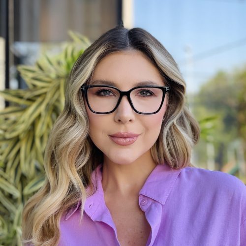 oticagriss oculos de grau feminino quadrado preto 492