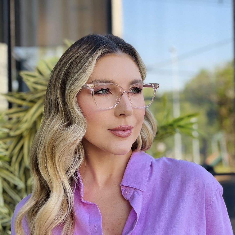 oticagriss oculos de grau feminino quadrado rose transparente 492 3 oticagriss oculos de grau feminino quadrado rose transparente 492 3
