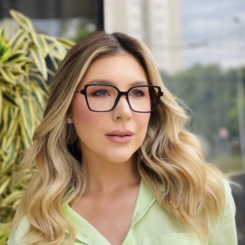 oticagriss oculos de grau feminino quadrado tartaruga 488 2
