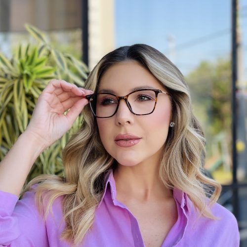 oticagriss oculos de grau feminino quadrado tartaruga 493 1