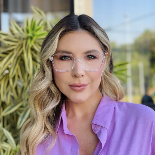oticagriss oculos de grau feminino quadrado transparente 488