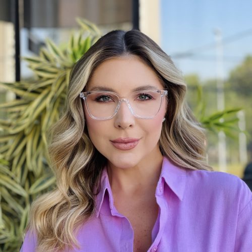 oticagriss oculos de grau feminino quadrado transparente 492