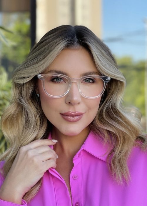 oticagriss oculos de grau feminino redondo transparente 481