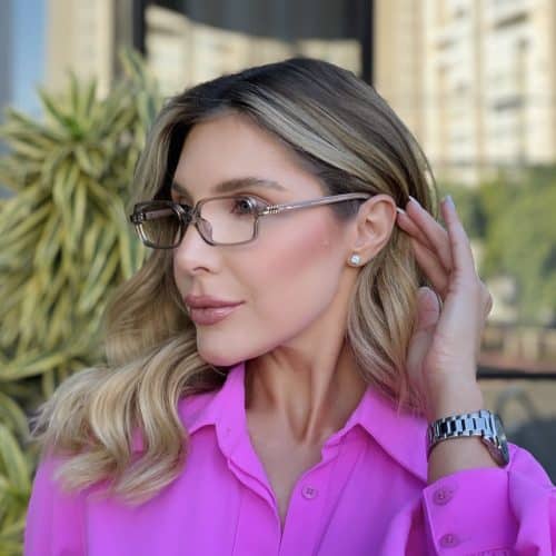 oticagriss oculos de grau feminino retangular verde 465 1