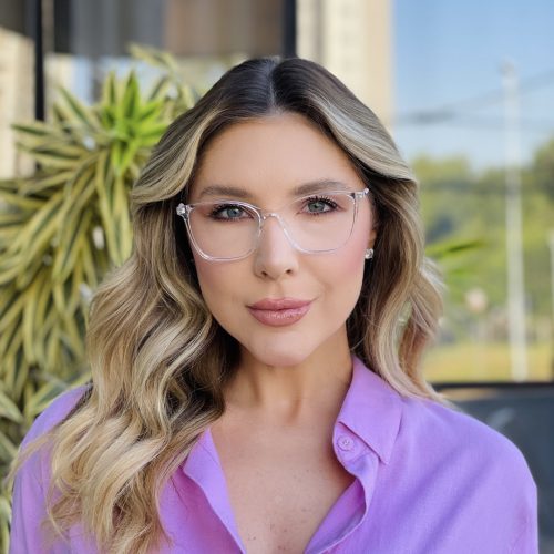 oticagriss oculos de grau feminino quadrado transparente 493