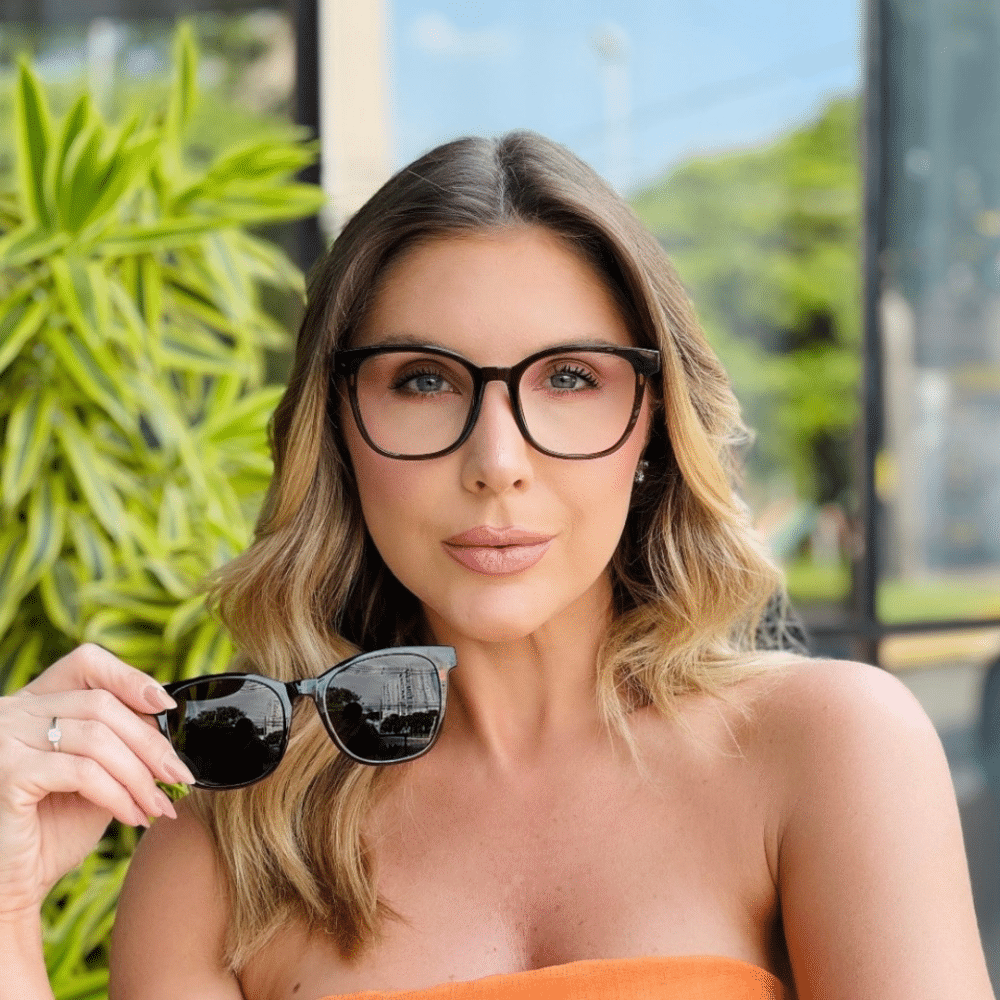 oticagriss oculos 2 em 1 clip on quadrado marrom 449 2 0