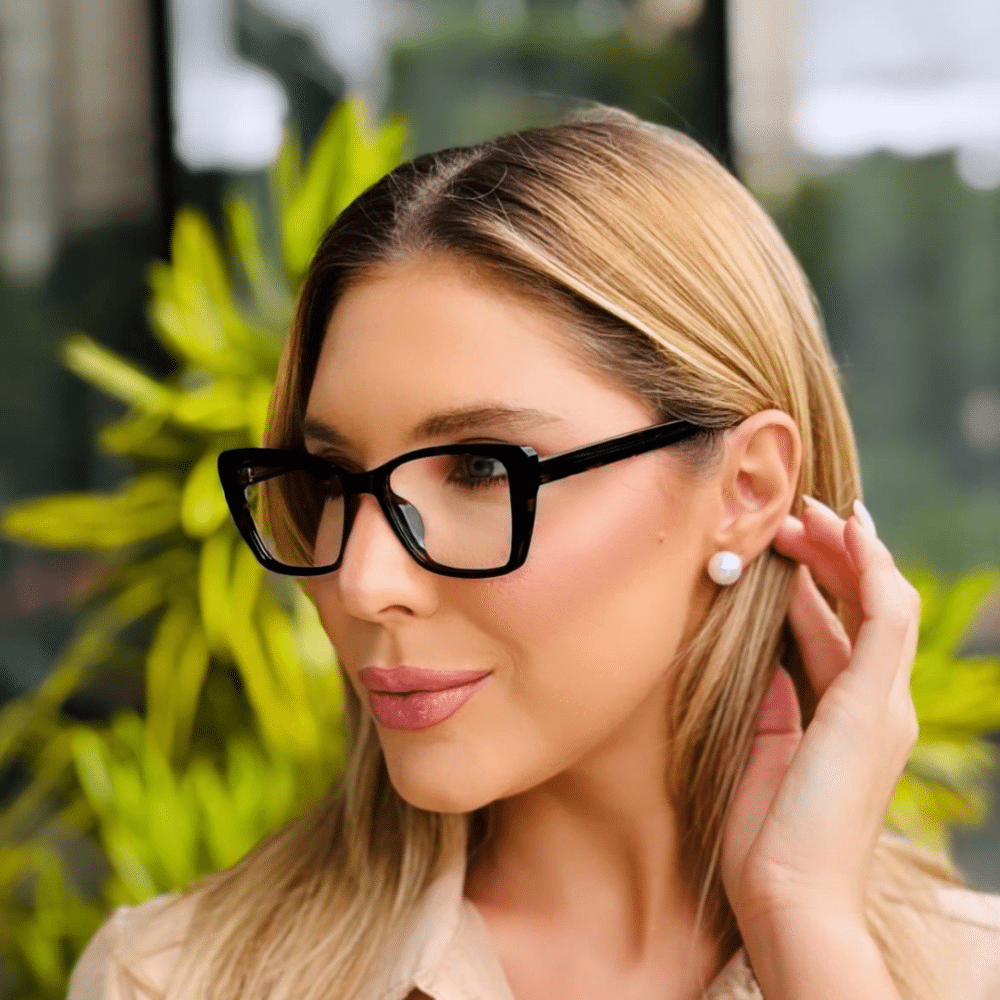 oticagriss oculos de grau feminino gatinho preto 498 1