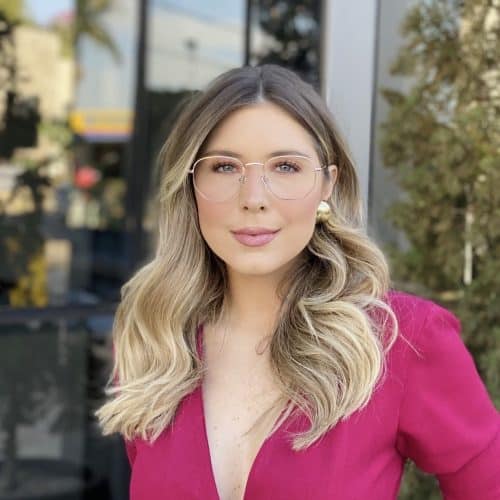 oticagriss oculos de grau feminino hexagonal rose 491 2 0