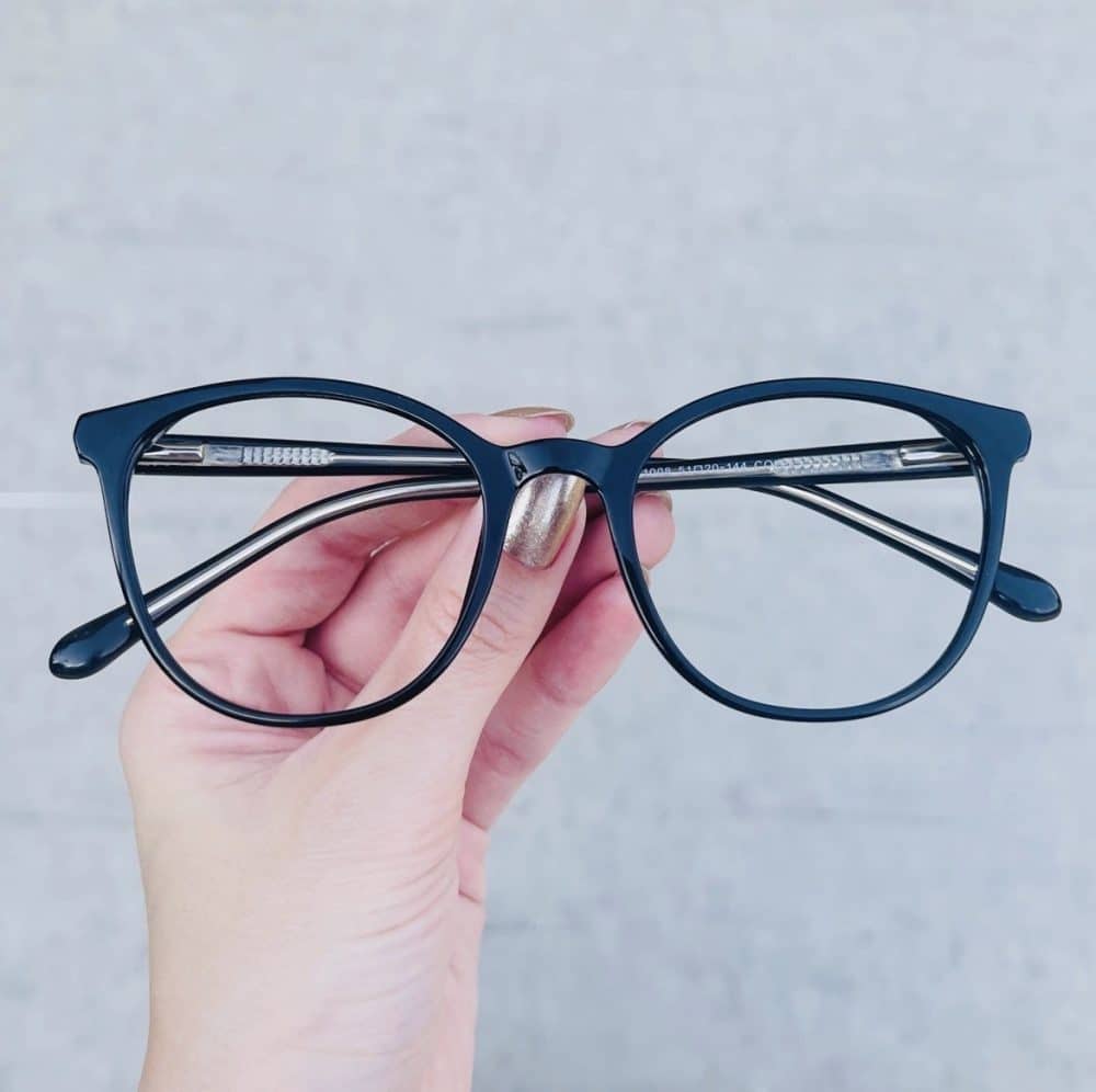 oticagriss oculos de grau feminino redondo preto 497 2